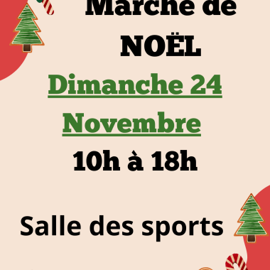 Marché de Noël du sou des écoles